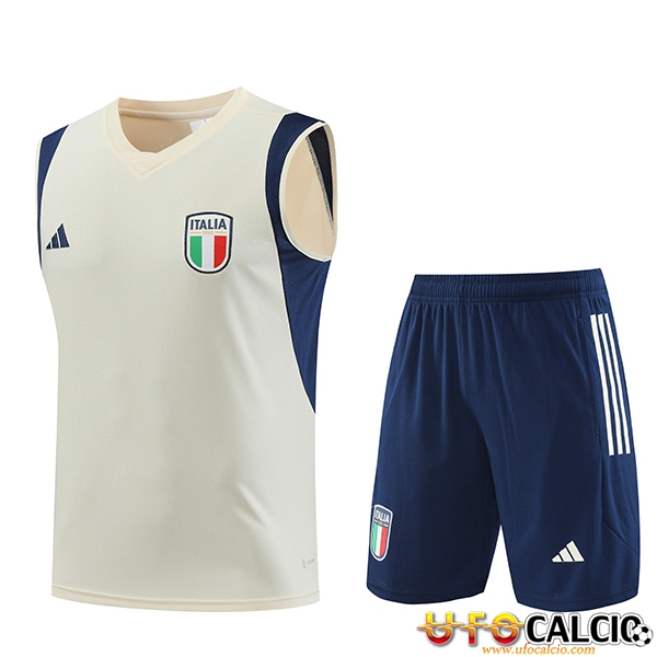 Numeri Per Kit Canotta Allenamento Pantaloncini Italia Bianco