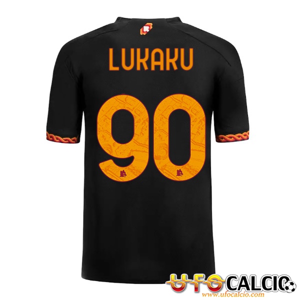 Maglie Calcio AS Roma LUKAKU 90 2023 2024 Terza Prezzo Replica