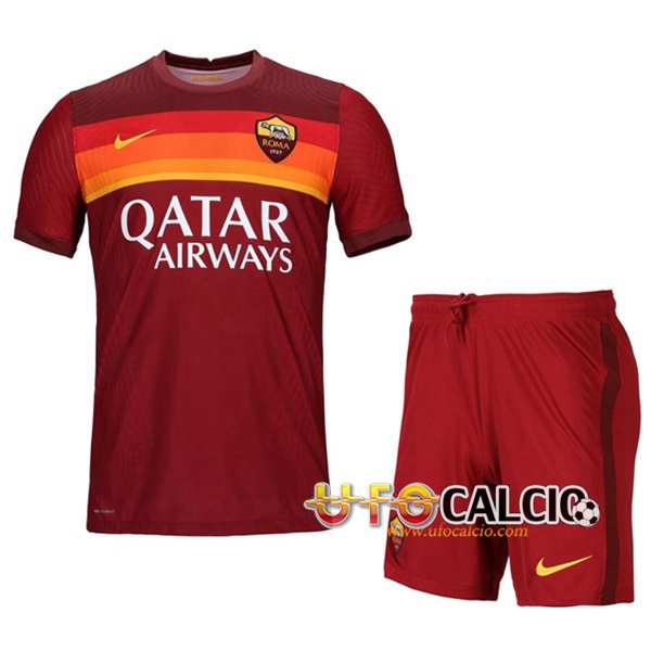 Kit Maglia Calcio AS Roma Prima + Pantaloncini 2020-2021