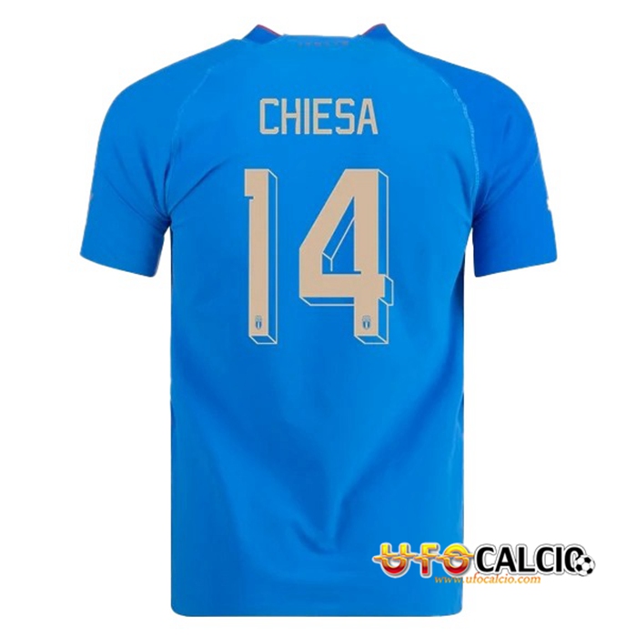 Maglia Nazionale Italia CHIESA 14 2022 2023 Prima Basso Prezzo Personalizzate