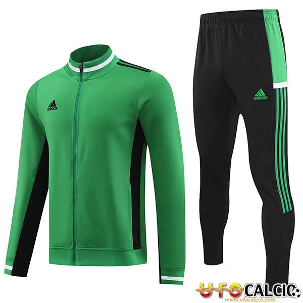 Giacca tuta adidas shops verde